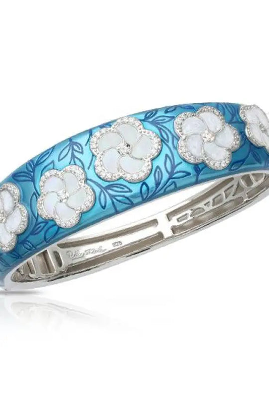 Pomelia Bangle - Sea Blue/ White / Small - Bangle