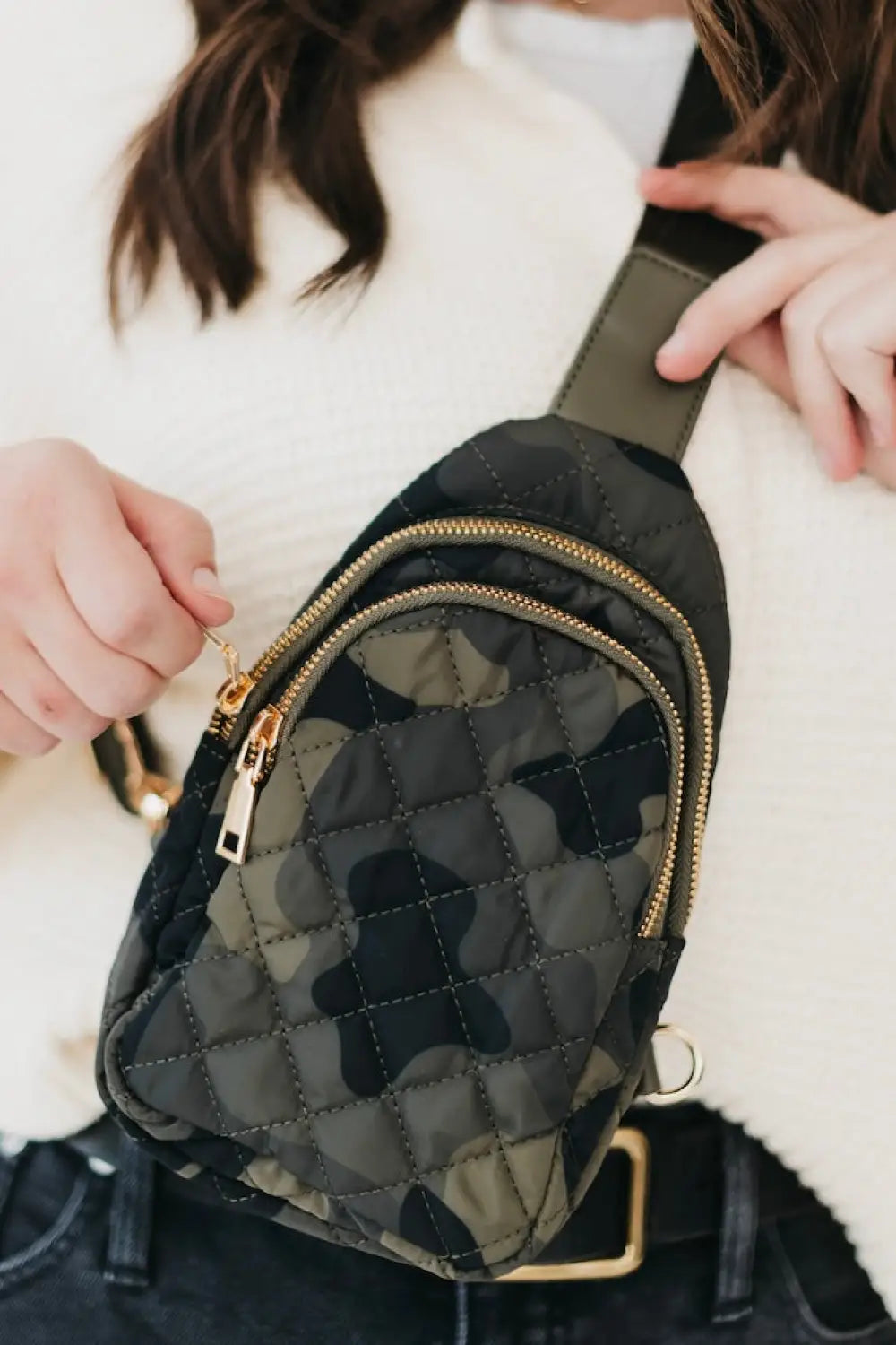 Pinelope Puffer Sling Bag - Bum Bag