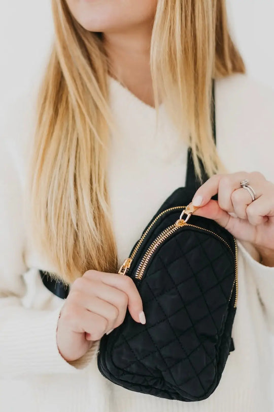 Pinelope Puffer Sling Bag - Bum Bag