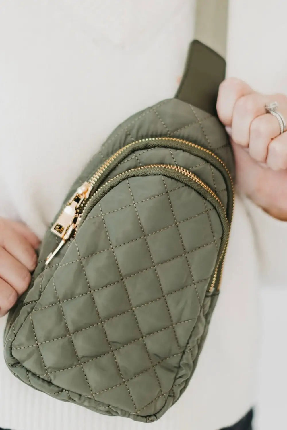 Pinelope Puffer Sling Bag - Bum Bag