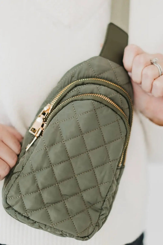 Pinelope Puffer Sling Bag - Bum Bag