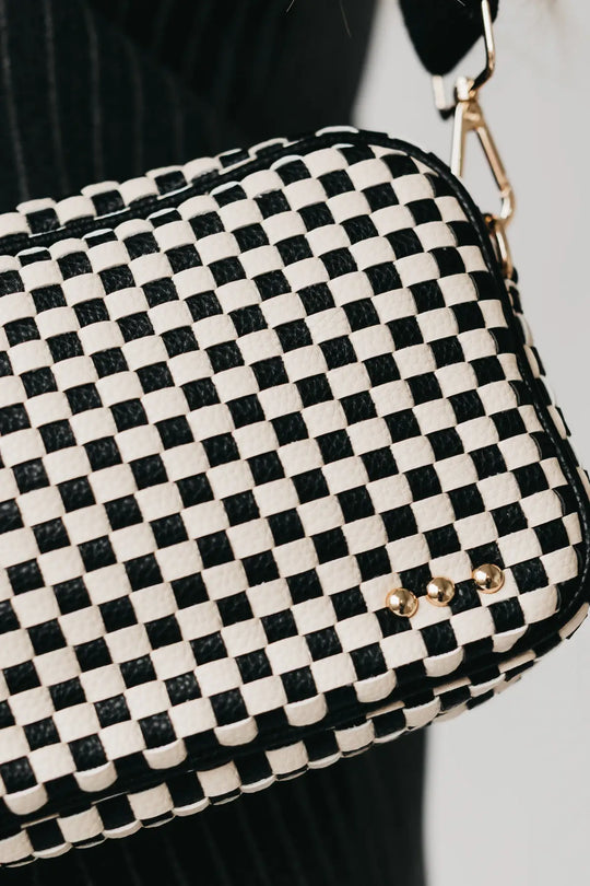 Woven Willow Camera Crossbody Bag