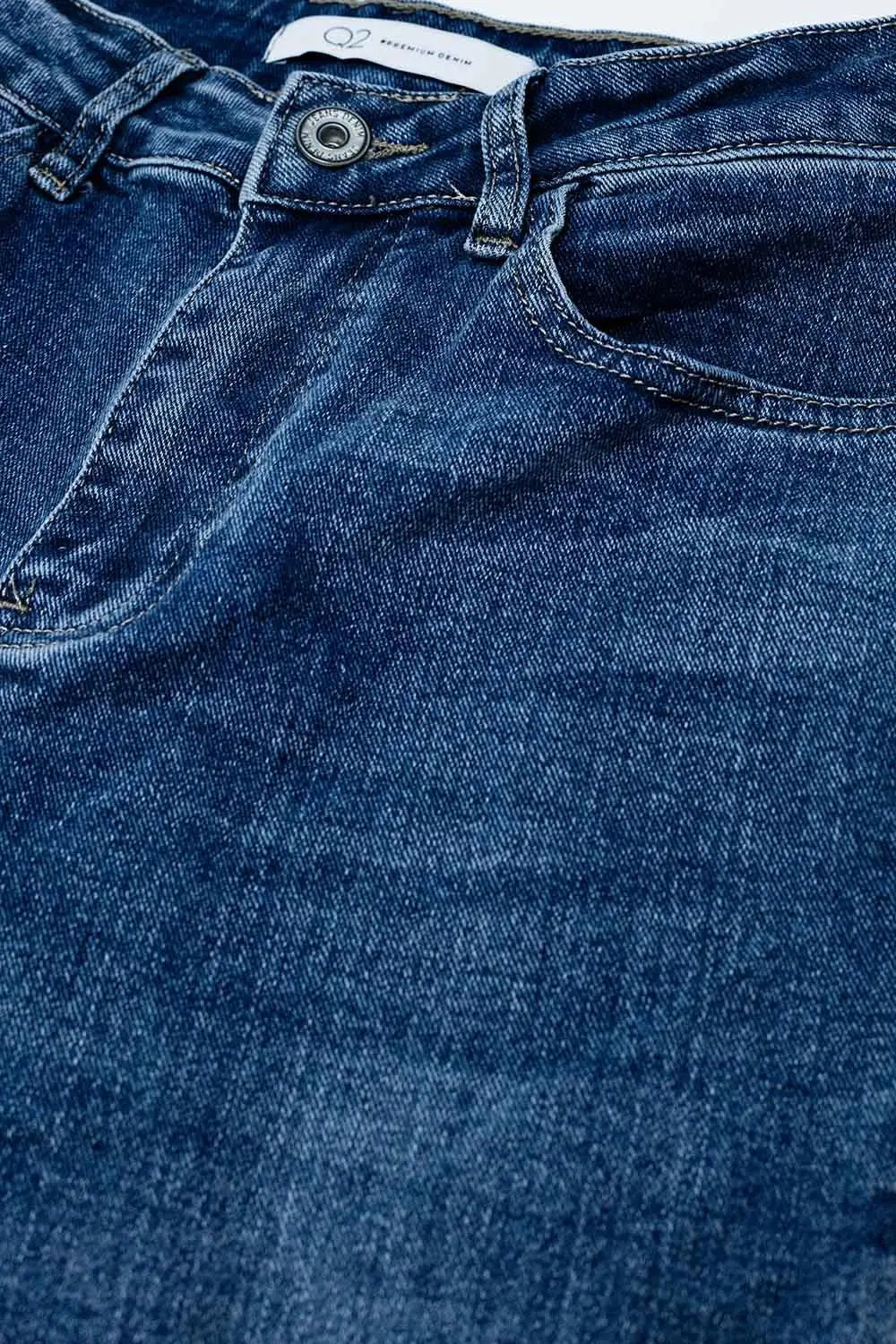 Dark blue oversized boyfriend jeans