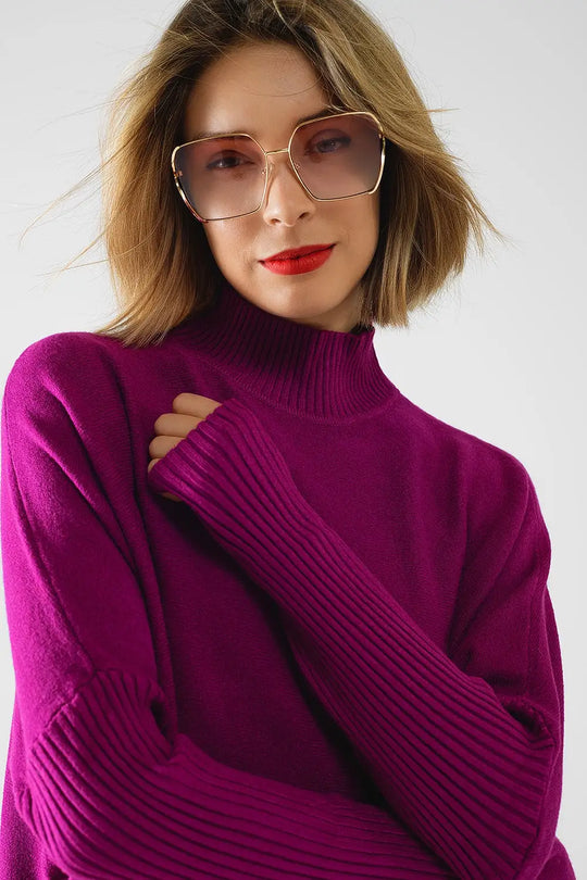 Oversized Square Metal Sunglasses In Brown Gradient Lens - BROWN / ONE - Sunglasses