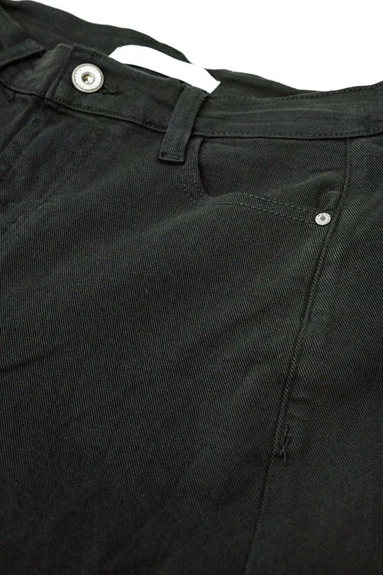 Extra wide leg trousers in black - Colored Jeans