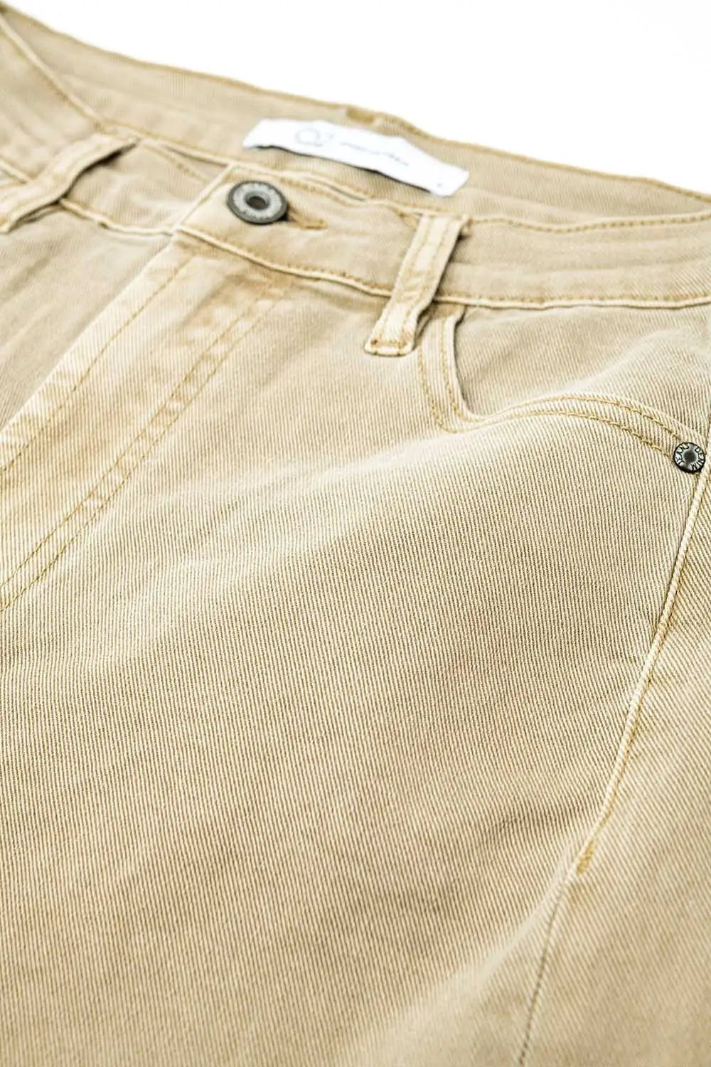 Pants extra wide fit in washed beige - Colored Jeans