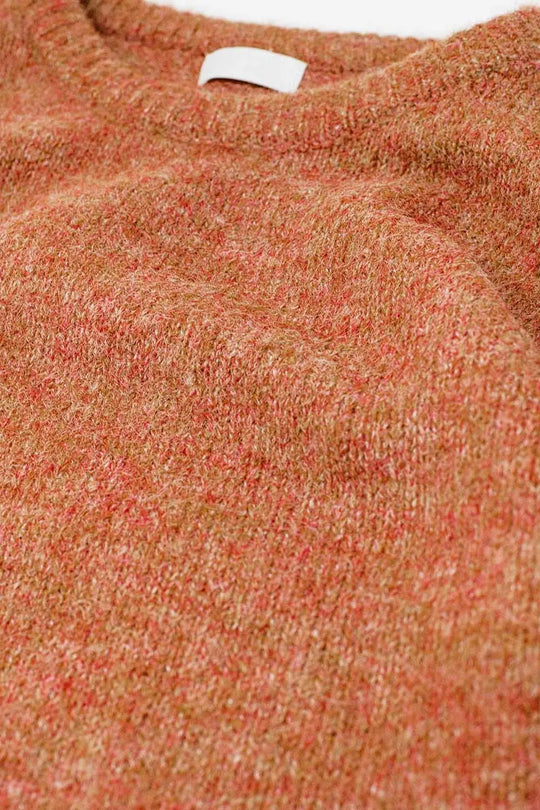 Cozy Balloon Sleeve Sweater in camel - Sweaters