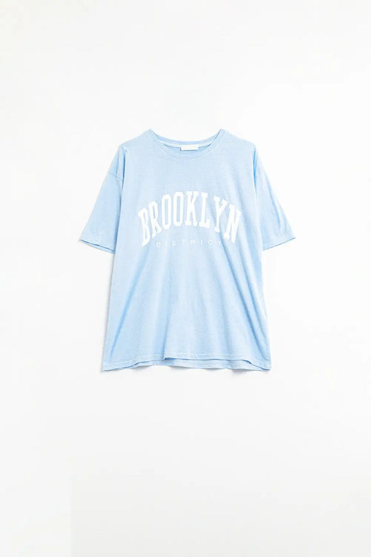 Brooklyn t shirt in blue - BLUE / ONE - T-Shirts