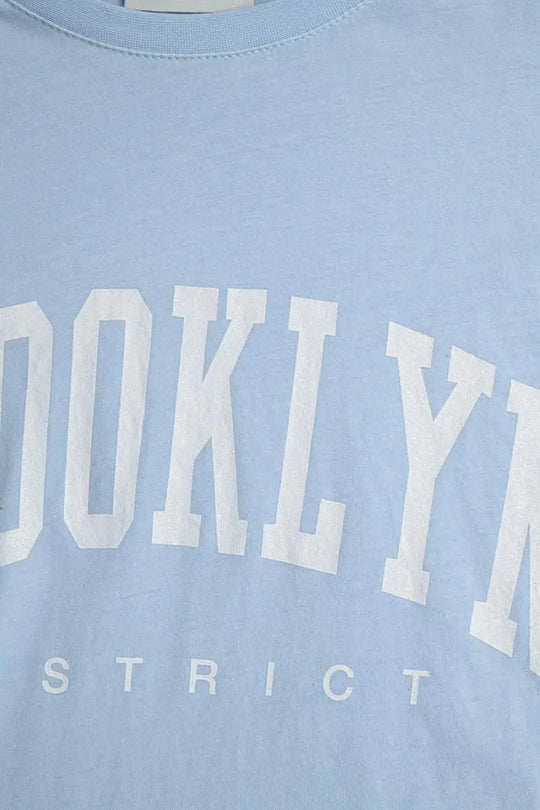 Brooklyn t shirt in blue - BLUE / ONE - T-Shirts