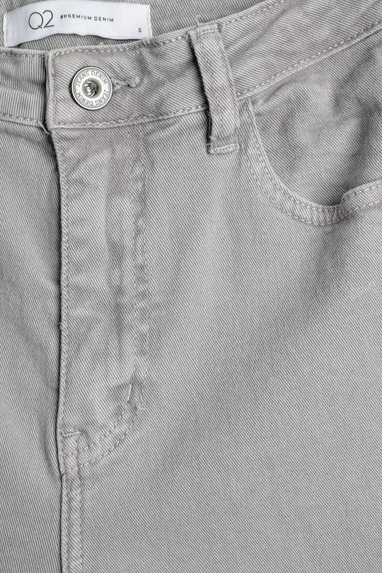 Straight leg Pants with cropped hem in Gray - Pants Colored Jeans