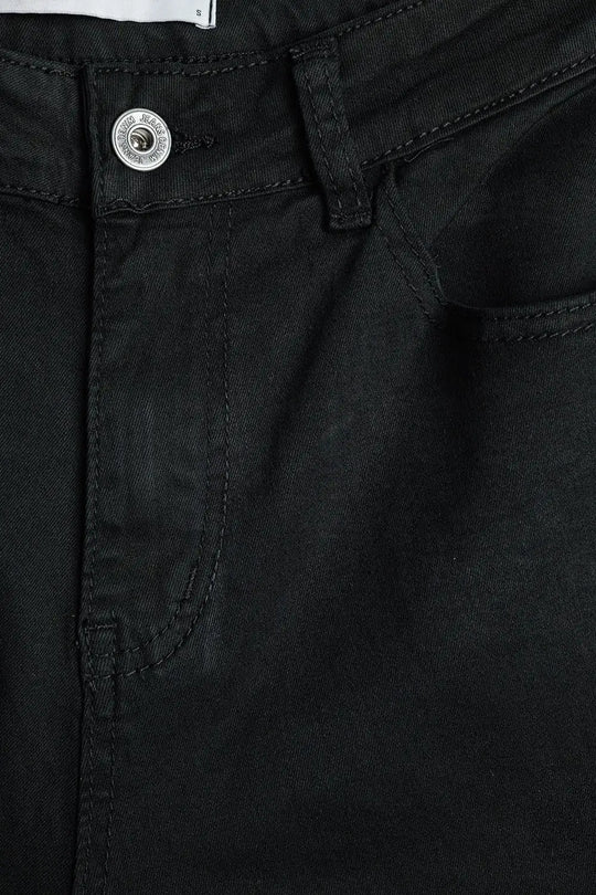 Comfortable stretch jeans with barrel leg in black - Colored Jeans