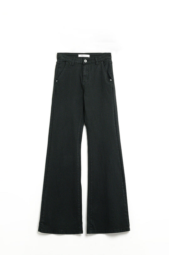 Comfy Stretcy Black Flared Pants