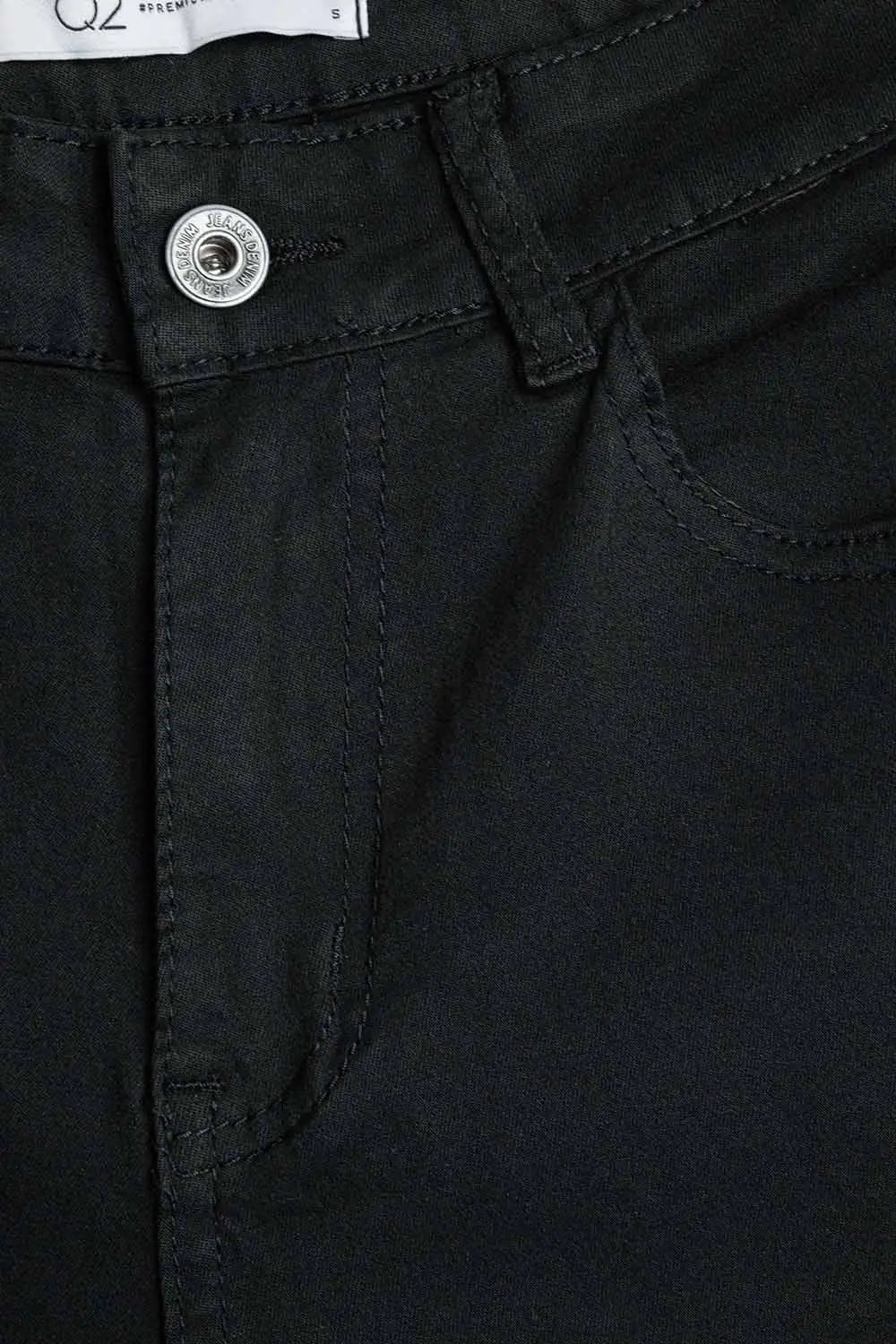 Black Straight Pants wide leg - Colored Jeans