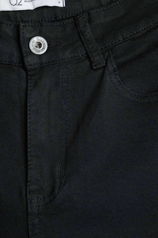 Black Straight Pants wide leg - Colored Jeans