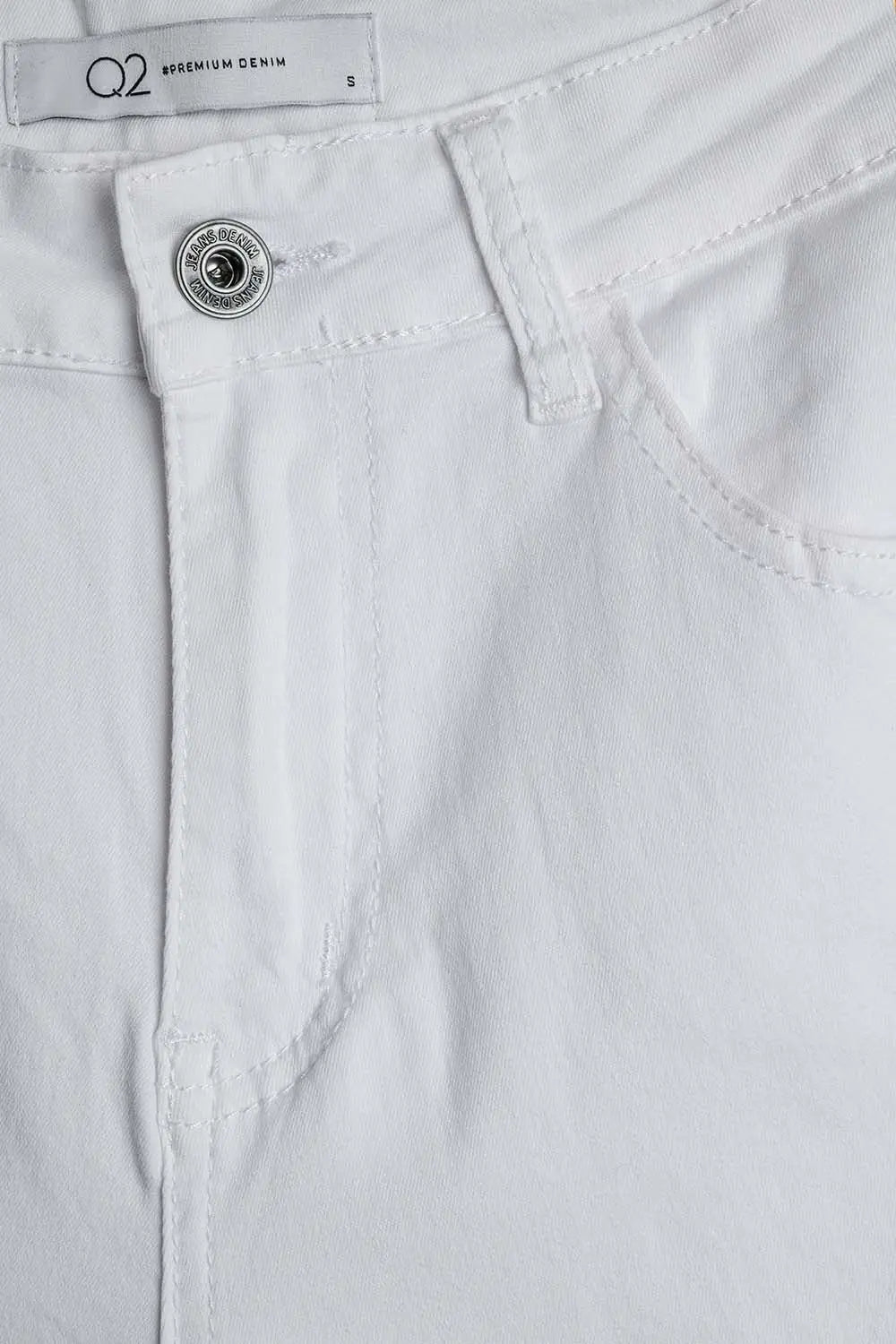 White Straight Pants wide leg - Colored Jeans