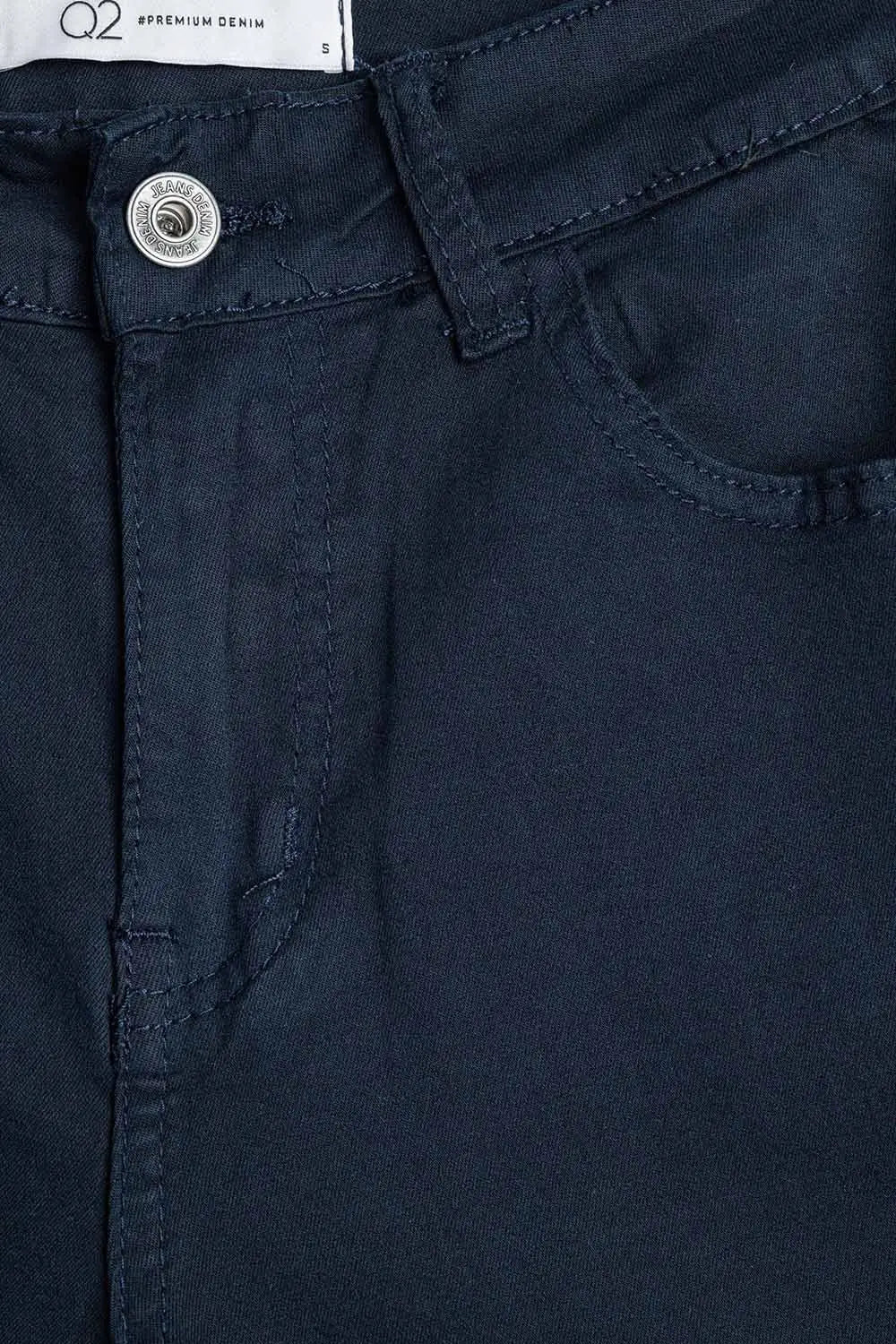 Dark blue Straight Pants wide leg - Colored Jeans