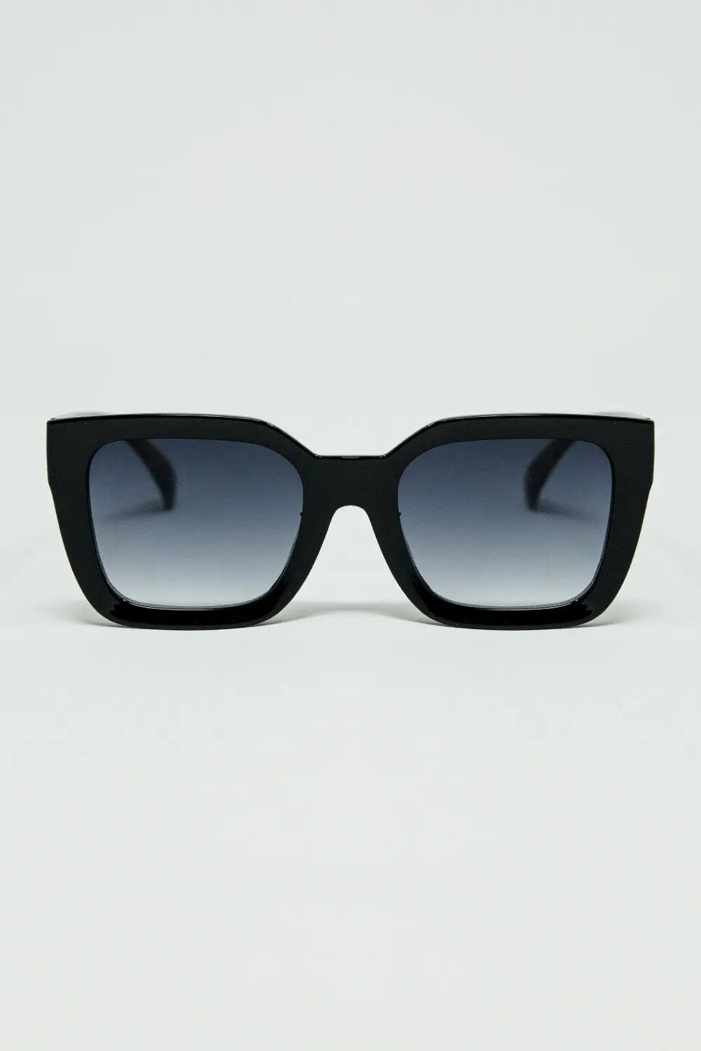 Square sunglasses with animal print on the side - BLACK / ONE - Sunglasses