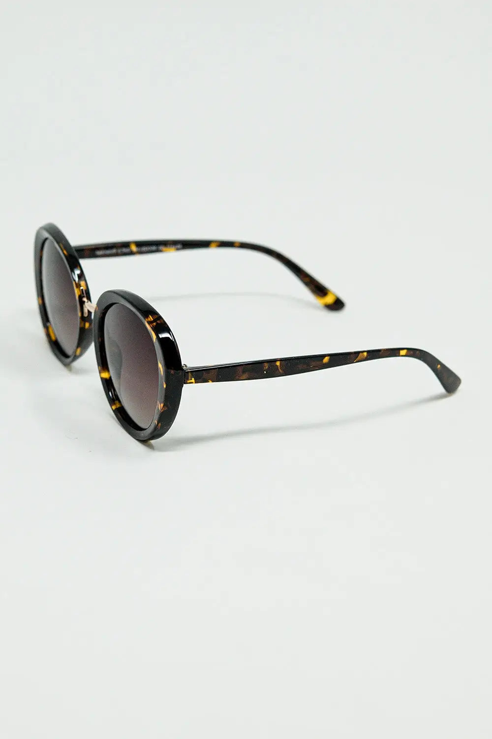 Brown Sunset Spot Oval Shaped Sunglasses - BROWN / ONE - Sunglasses