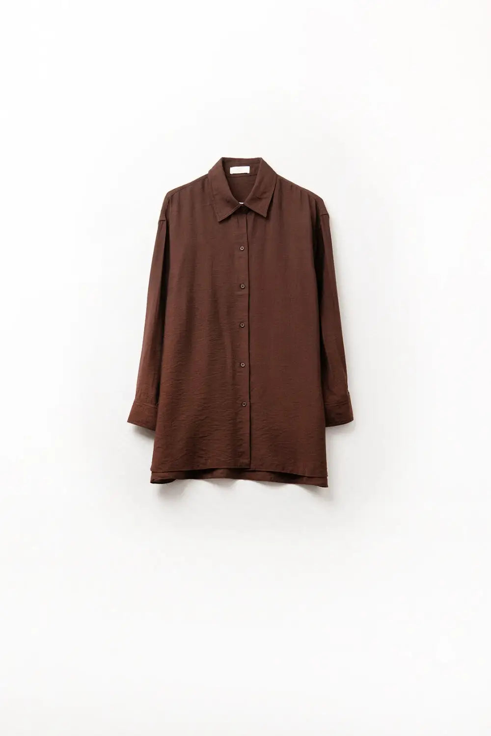 relaxed fit Brown Shirt long Sleeves - Shirts