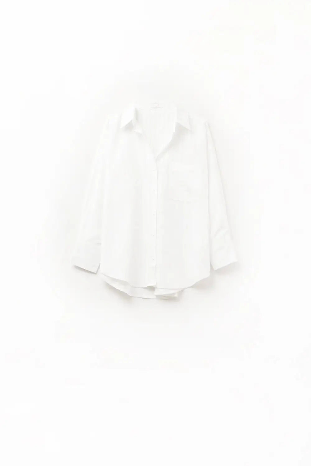 Relaxed White striped blouse - Shirts
