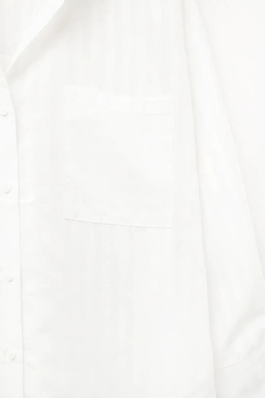 Relaxed White striped blouse - Shirts