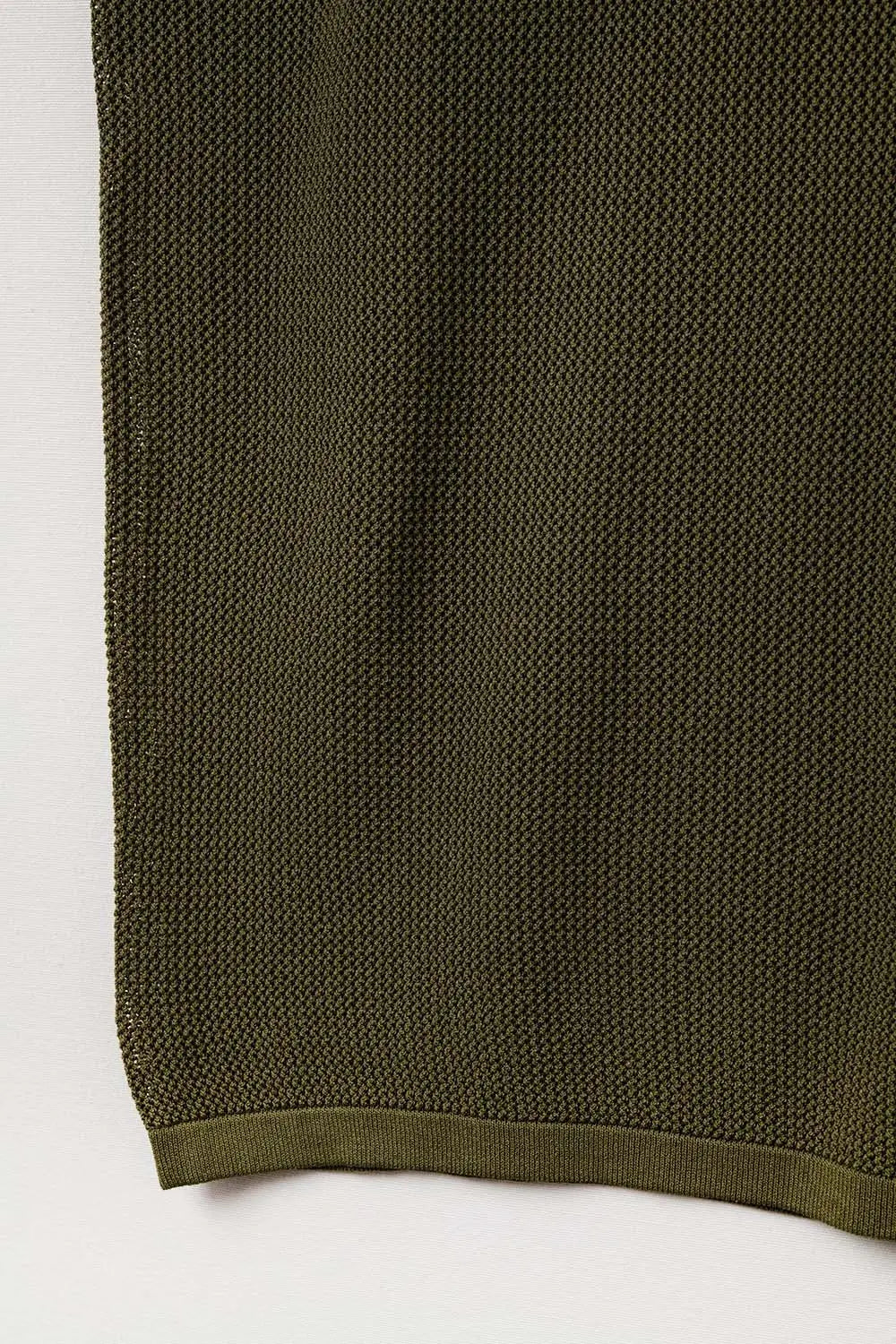 Mesh knit sweater in khaki color - KHAKI / ONE - Sweaters