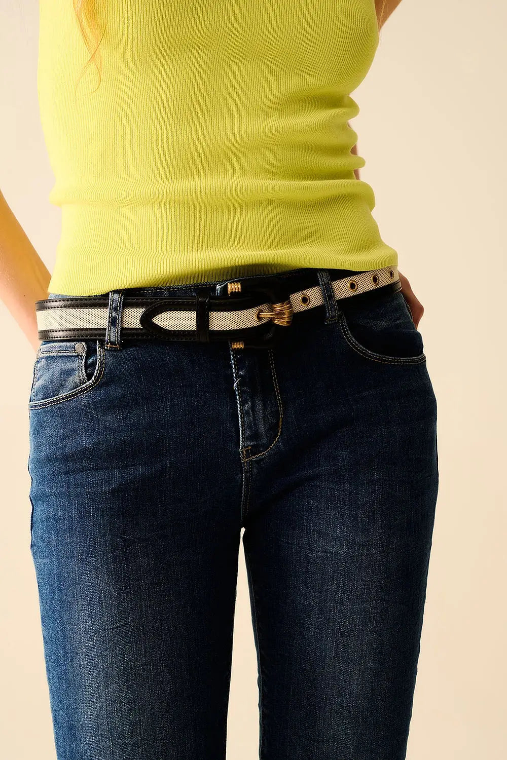 Basic Super Skinny Mid Wash Stretchy Jeans