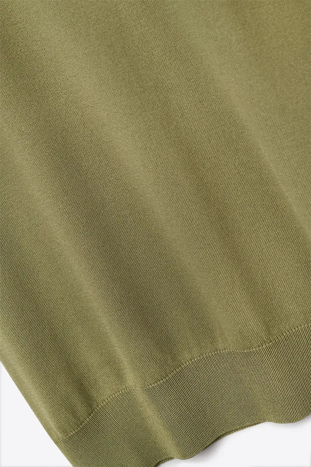 Khaki turtleneck sweater with fitted short sleeves - KHAKI / ONE - Sweaters