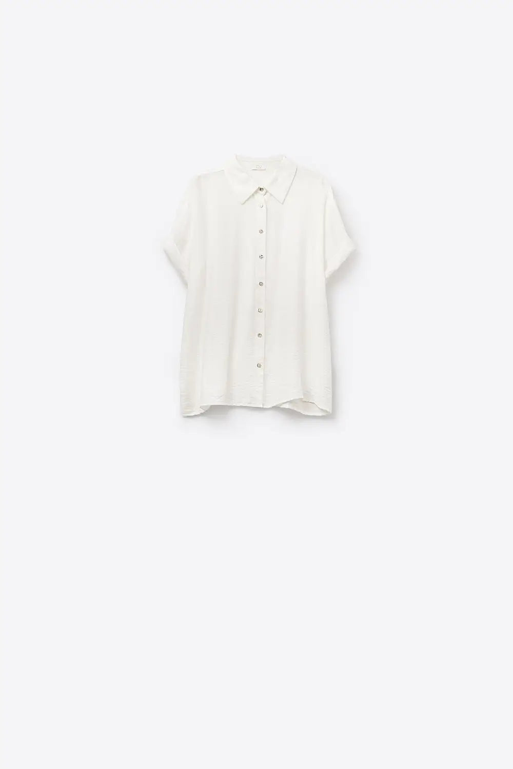Short Sleeve Blouse in White - Shirts