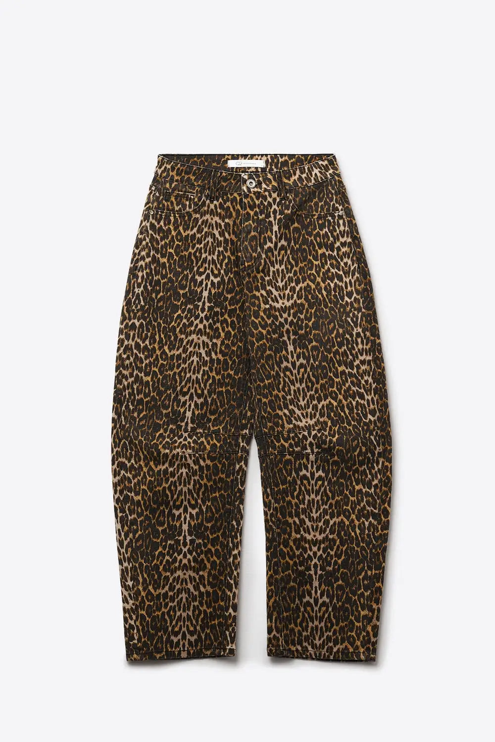 Barrel Leopard Print Jeans - Pants Colored Jeans