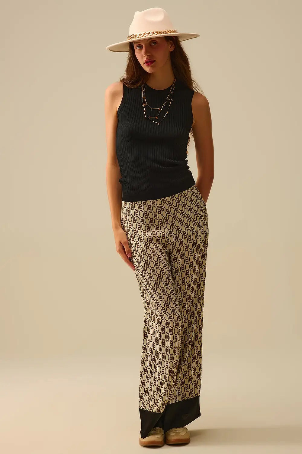 Black Sleeveless Ribbed Knit Top - BLACK / ONE - Sweaters