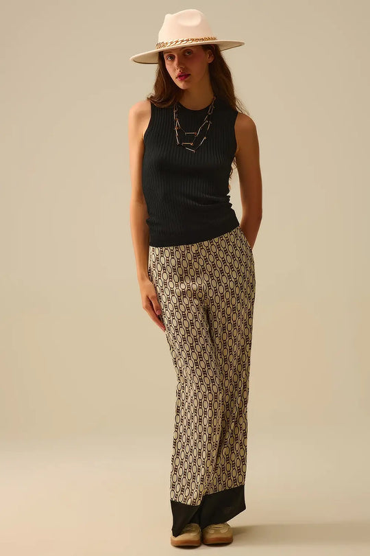 Black Sleeveless Ribbed Knit Top - BLACK / ONE - Sweaters