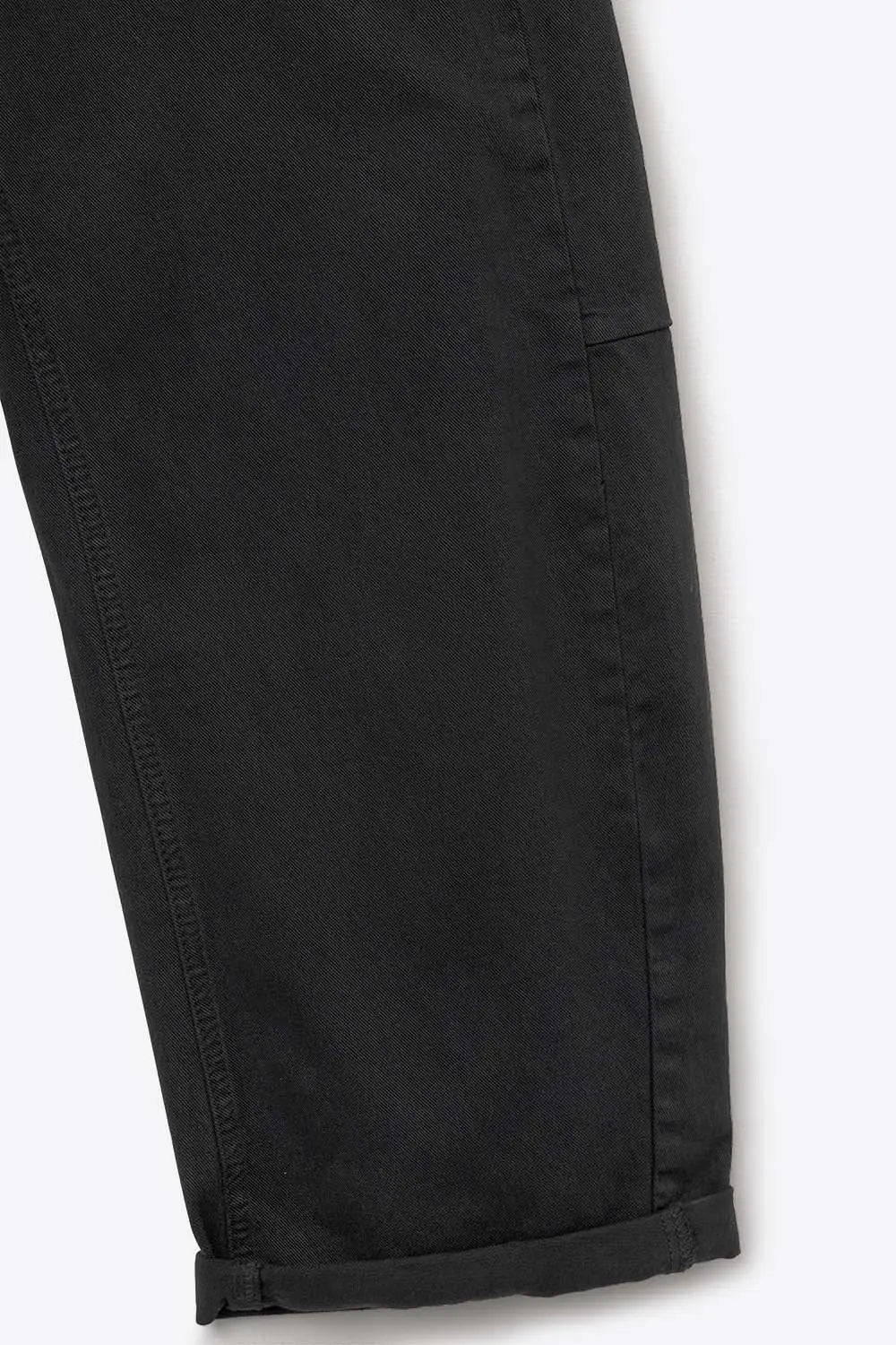 Trendy Black Barrel Balloon Jeans with Pockets - Pants