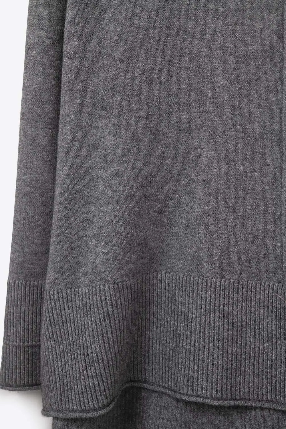 Oversized Roll Neck Sweater in Gray - GRAY / ONE - Sweaters
