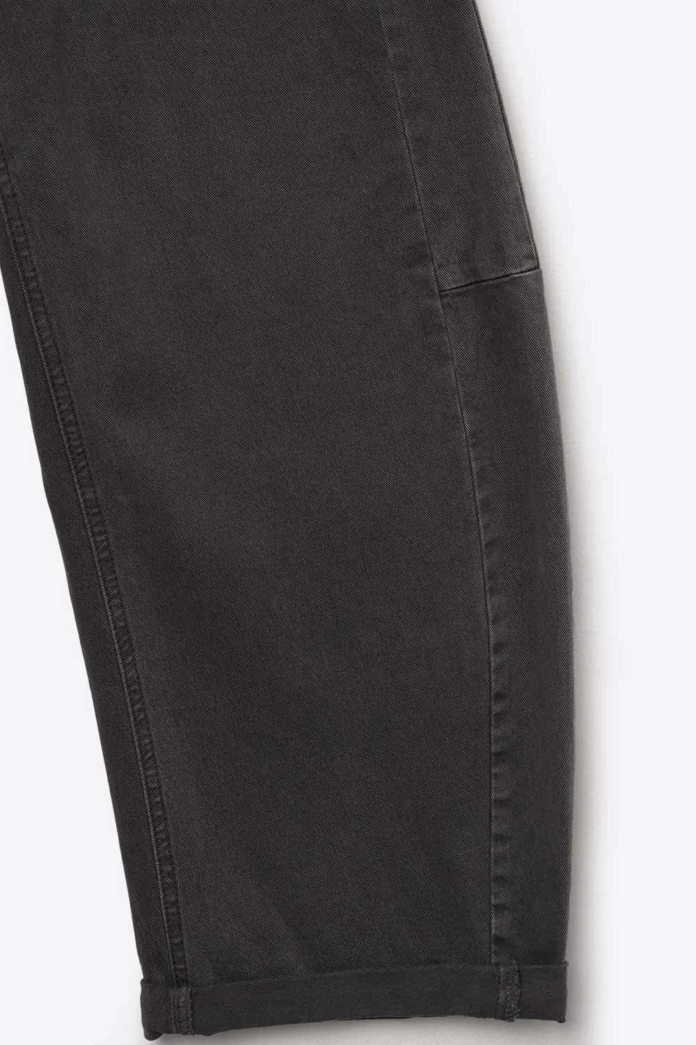 Trendy Gray Barrel Balloon Jeans with Pockets - Colored Jeans
