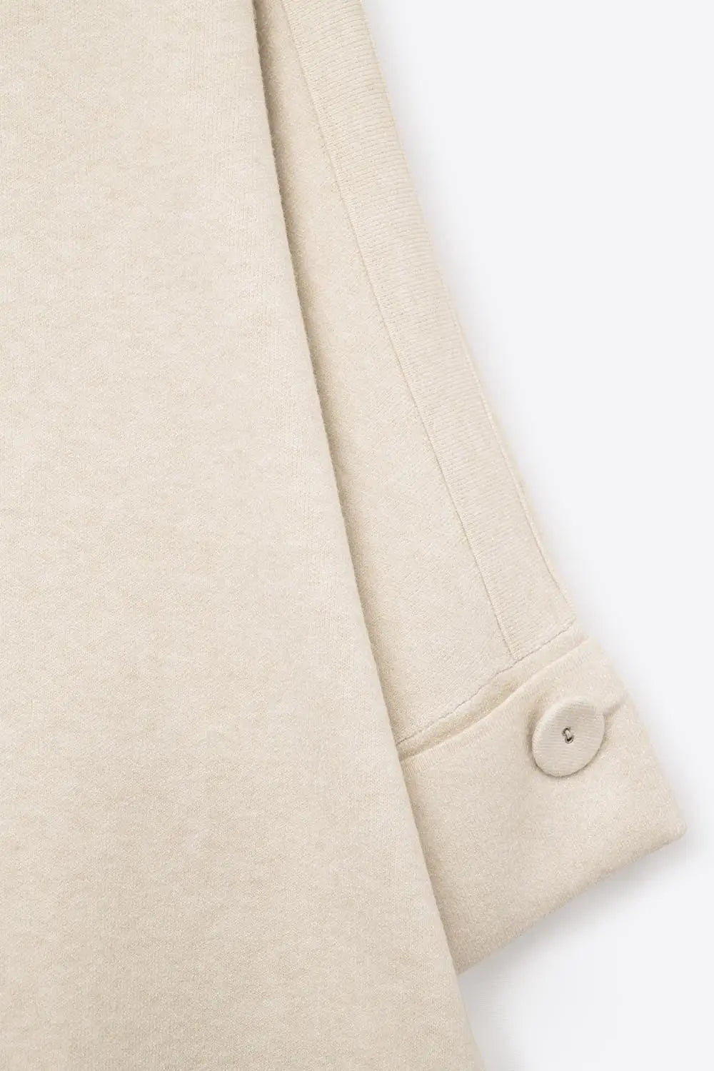Cream Knitted Sweater with Button Details - CREAM / ONE - Sweaters