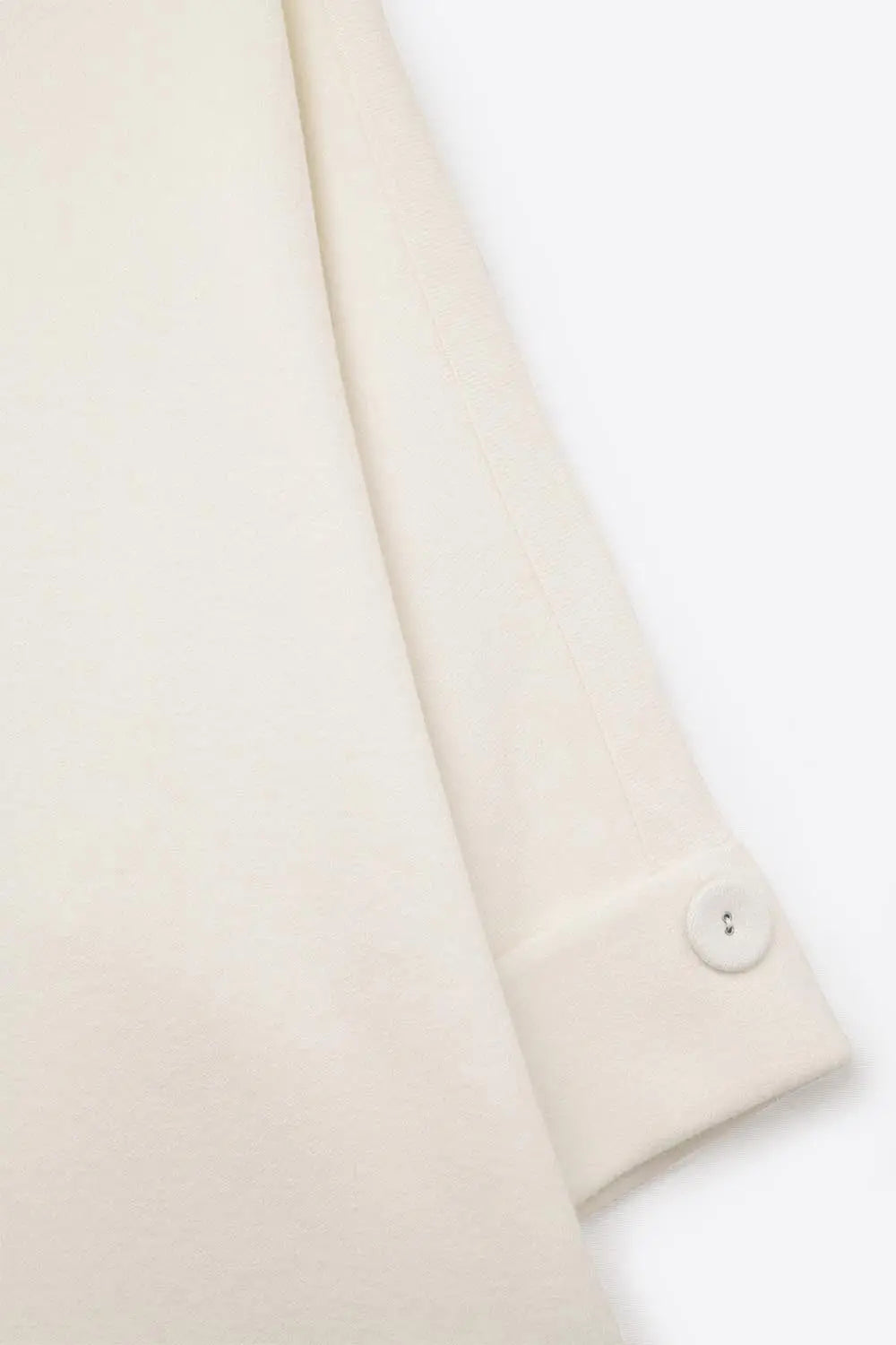 White Knitted Sweater with Button Details - WHITE / ONE - Sweaters
