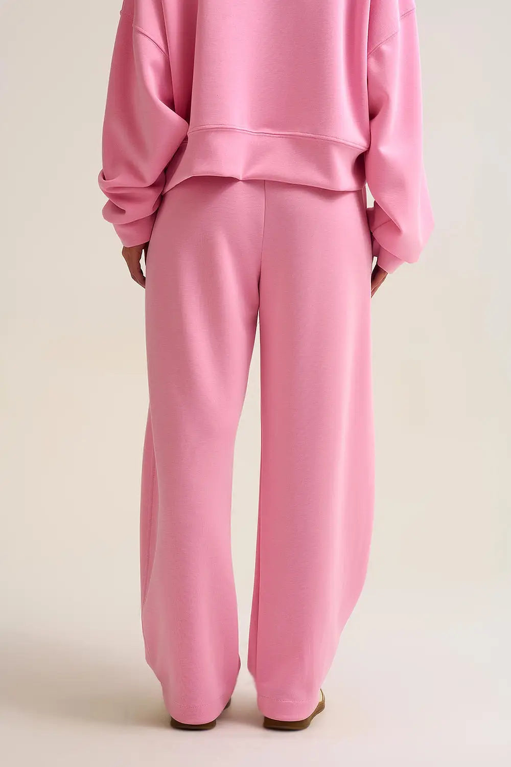 Super-Soft Knit Jogger Pants in pink with Drawstring Waist - PINK / ONE - Pants