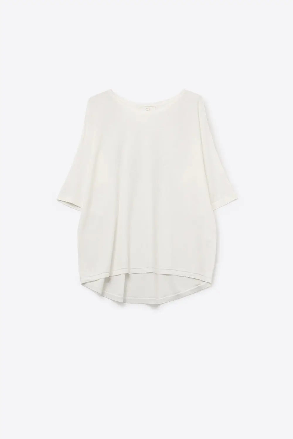 Oversized Sweater in White with Elbow-Length Sleeves - WHITE / ONE - Sweaters