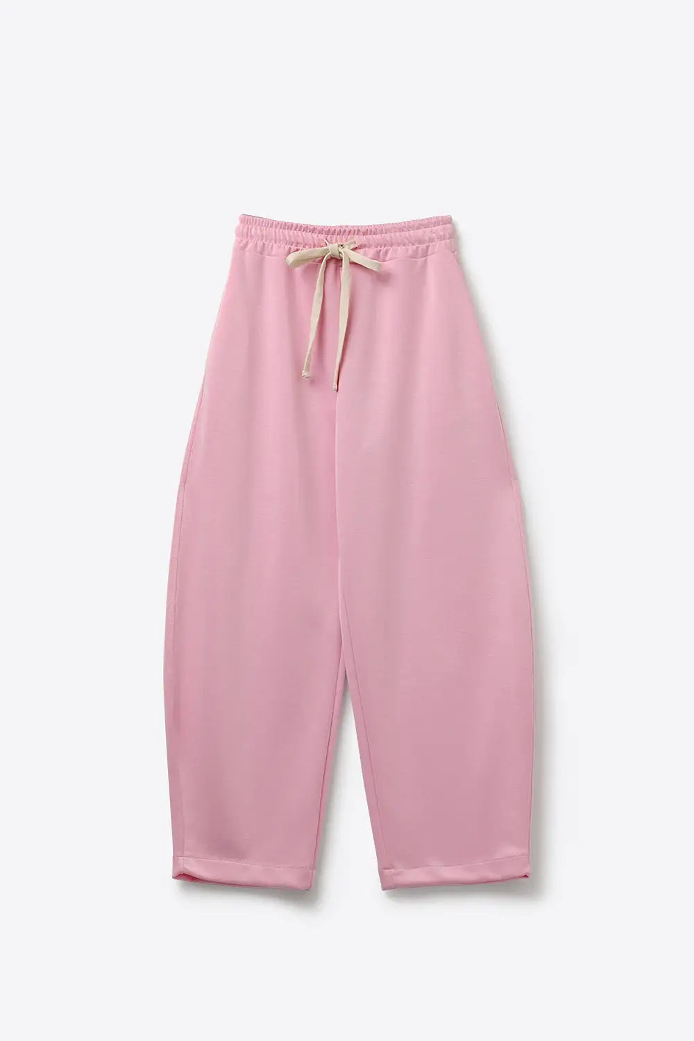Super-Soft Knit Jogger Pants in pink with Drawstring Waist - PINK / ONE - Pants