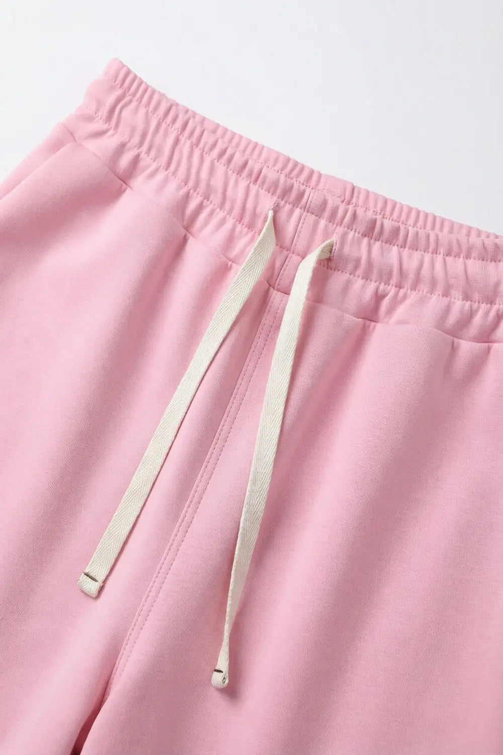 Super-Soft Knit Jogger Pants in pink with Drawstring Waist - PINK / ONE - Pants