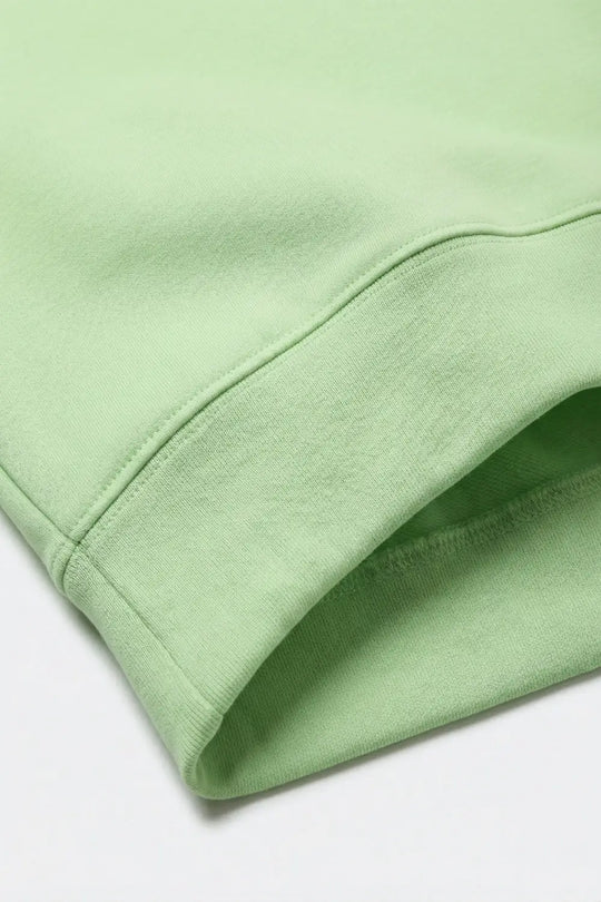 Crew Neck Dropped Shoulder Basic Sweatshirt in green - GREEN / ONE - Sweaters