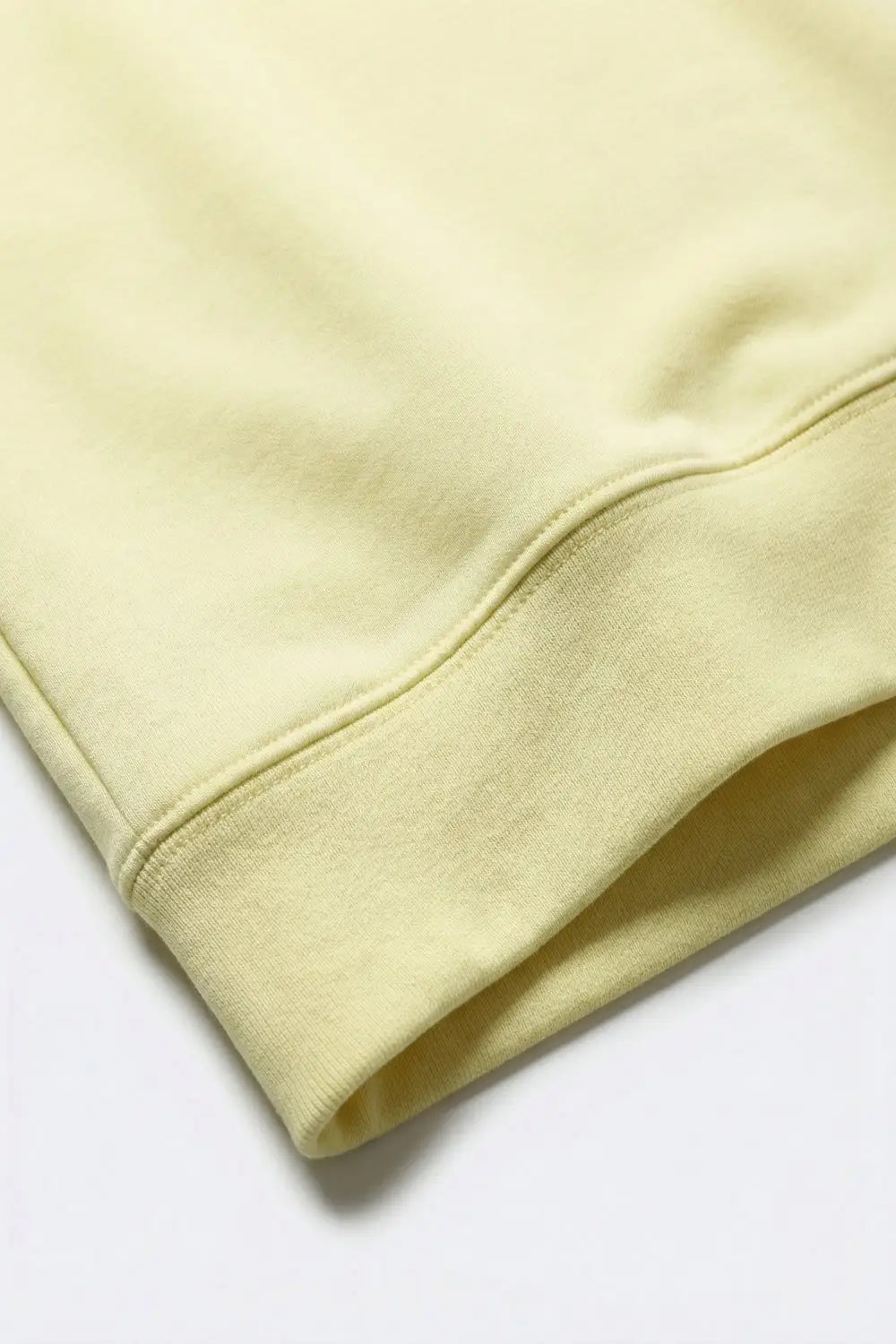 Crew Neck Dropped Shoulder Basic Sweatshirt in yellow - YELLOW / ONE - Sweaters