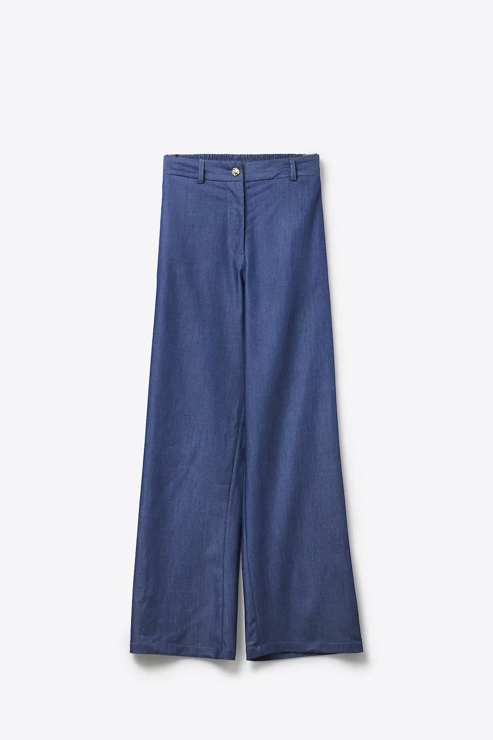 Sleeveless Button-Front Vest &amp; Wide-Leg Trouser Set - Jumpsuits