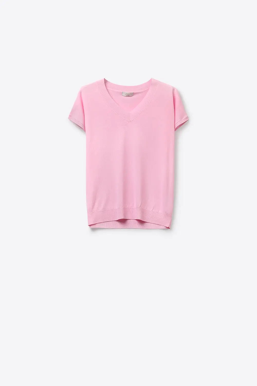 Pink Short Sleeve Knit Top - FUCHSIA / ONE - Sweaters