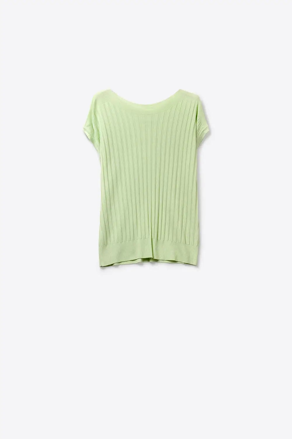 Ribbed Knit Relaxed Fit sweater in mint green - GREEN / ONE - Sweaters