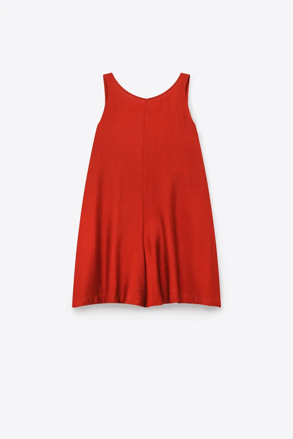 Comfy Short Playsuit With Scoop Neck in Terracotta - Jumpsuits