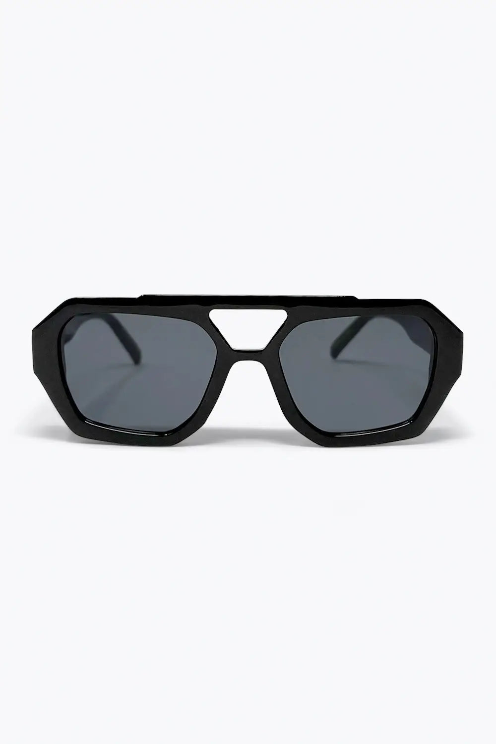 Black Geometric Frame Fashion Sunglasses for Women - BLACK / ONE - Sunglasses