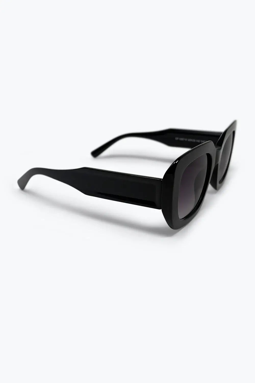 Black Chunky Square Frame Gradient Oversize Sunglasses - PURPLE / ONE - Sunglasses