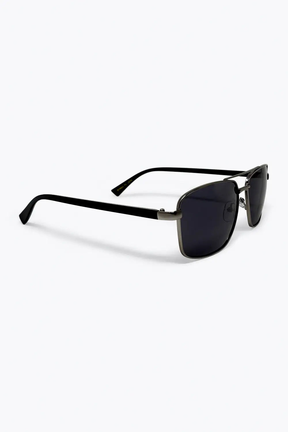Square Aviator Sunglasses with Metal Frame in silver color - SILVER / ONE - Sunglasses